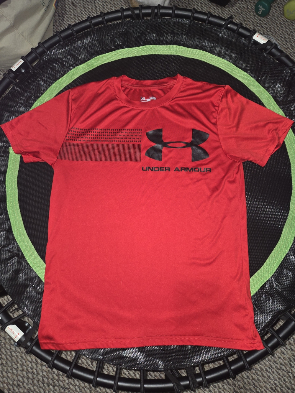 Under Armour Red Short Sleeve Logo Graphic Tee